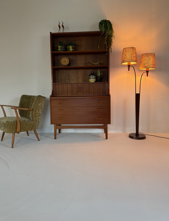Image 1 of Vintage teak floor lamp '60