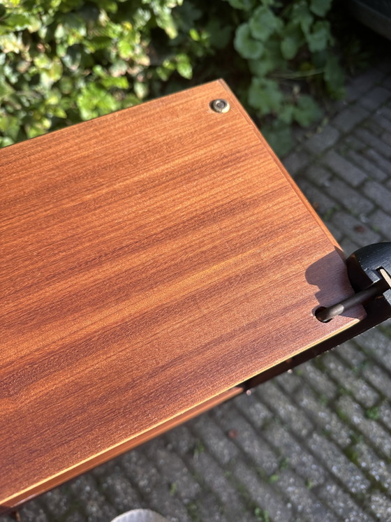 Vintage open boekenplanken wandsysteem a la Paul Cadovius – Wandrek, Metal, Wood (photo 10 of 14)