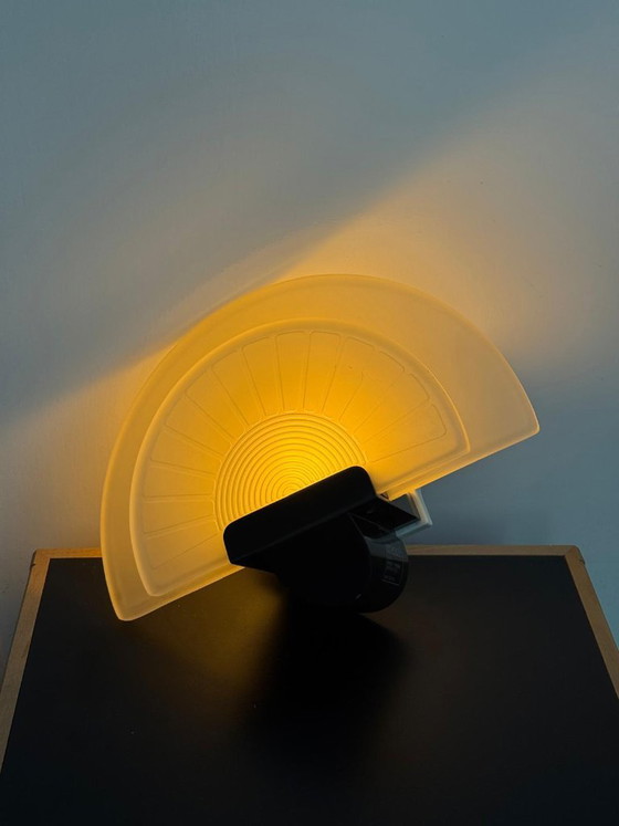 Arteluce ''Diva'' Wall Lamp By Ezio Didone Italy 1980s – Wall lights, Glass, Plastic (photo 2 of 11)