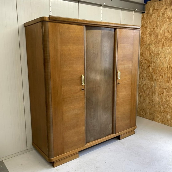 Bellissimo Armadio Vintage Antico Art Déco Smontabile – Wood (photo 4 of 13)