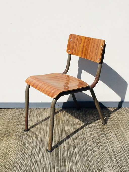 Vintage Kindergarten Chair, 60s/70s