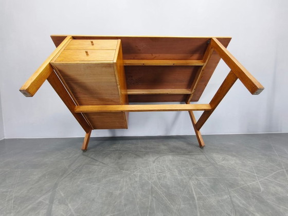 Image 1 of Bureau en chêne GE125 de Hans J. Wegner pour GETAMA, Danemark