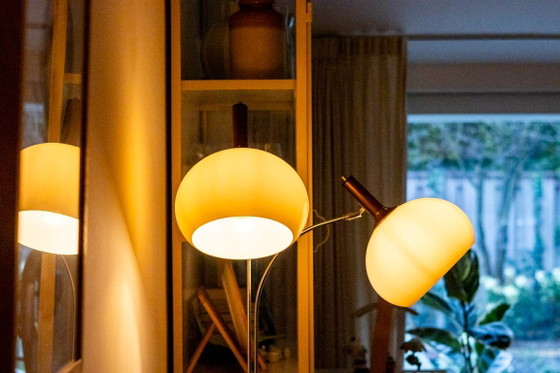 Vintage Dijkstra Floor light with adjustable globes – Dijkstra Lampen, Brass, Plexiglass (photo 2 of 29)