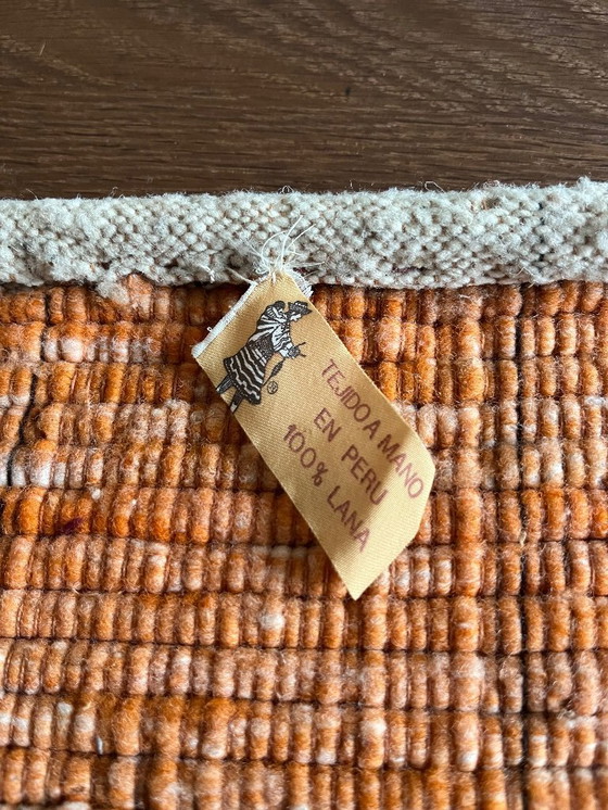 Image 1 of Vintage hand-woven wool wall hanging (Peru)