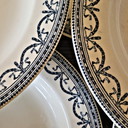 Assiettes Terre de Fer Salins Guirlandes Louis XVI