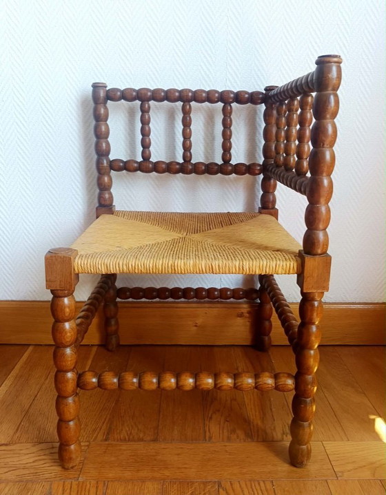 Image 1 of 2x Bobin chairs, also known as "fireside" chairs, Holland