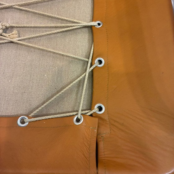 Image 1 of Paire de fauteuils CUIR, cantilever par H. Pfalzberger (CH) années 60