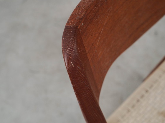 Image 1 of Teakhouten stoel, Deens design, jaren 60, ontwerper: Niels Otto Møller