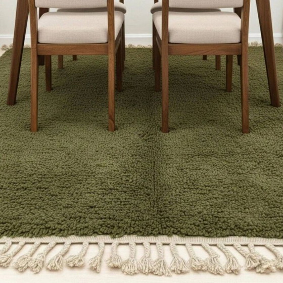 Ensemble de tapis marocains faits main – Salon et couloir : 2 tapis de 1 m/2 m + 1 tapis de 2 m/3 m – Cotton (photo 4 of 6)