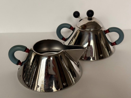 Alessi Michael Graves contenitori per zucchero e latte