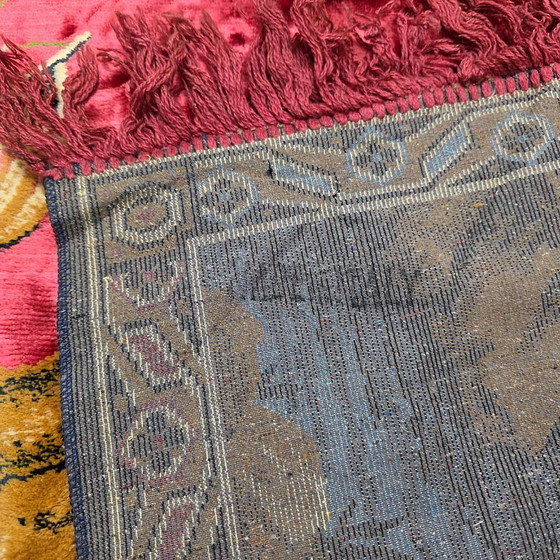 Image 1 of Vintage Italian woven wall tapestry, 1960s/70s