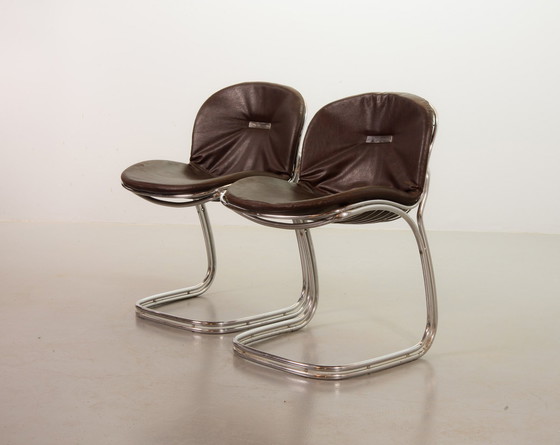 Image 1 of Sillas de comedor 'Sabrina' de Gastone Rinaldi, diseño italiano, para Rima (juego de 2), Italia, década de 1960