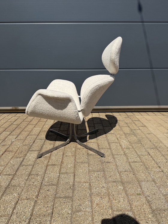 Image 1 of Artifort Big Tulip 1ste éditie P. Paulin Beige/écru Bouclé