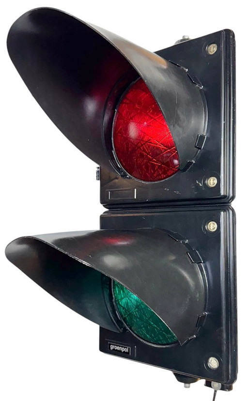 Vintage Industrial Traffic Lights,  1980s