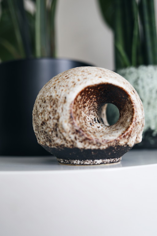 Retro ceramic vase 60s 70s Fat Lava
