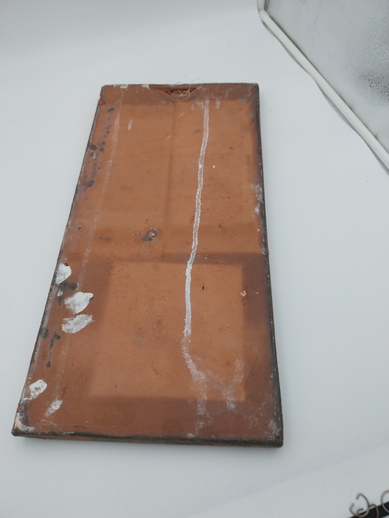 Image 1 of 1 x Keramik-Wandteller mit Pferdemotiv, 1950er Jahre, WGP (Westdeutsche Keramik), 52 x 24 cm