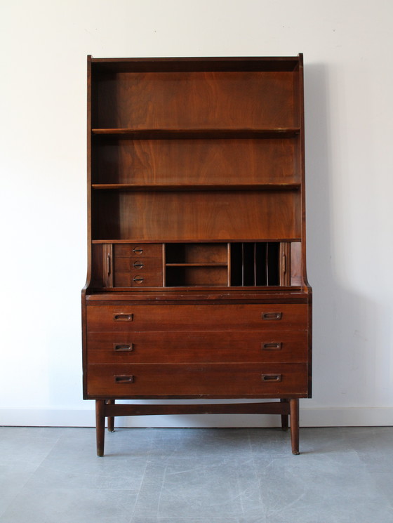 Image 1 of Libreria/secretaire d'epoca danese di Johannes Sørth