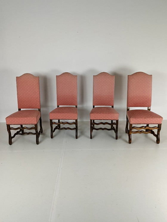 Image 1 of Sedie da pranzo Os De Mouton in faggio (set di 4)