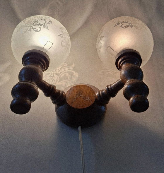 Image 1 of vintage double wall lamp