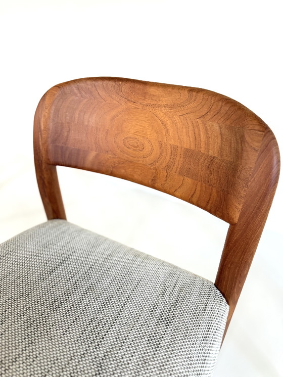 Image 1 of 6x gerestaureerde Deense eetkamerstoel, EMC Møbler ‘80