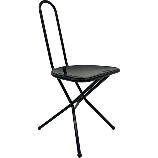 Sedia pieghevole vintage postmoderna di Niels Gammelgaard per Ikea, anni '80
