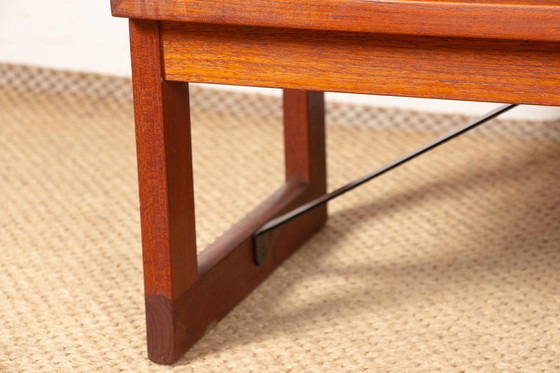 Image 1 of Grote Scandinavische teakhouten plank, 6 verstelbare planken, van Borge Mogensen voor Karl Andersson en Soner 1960.