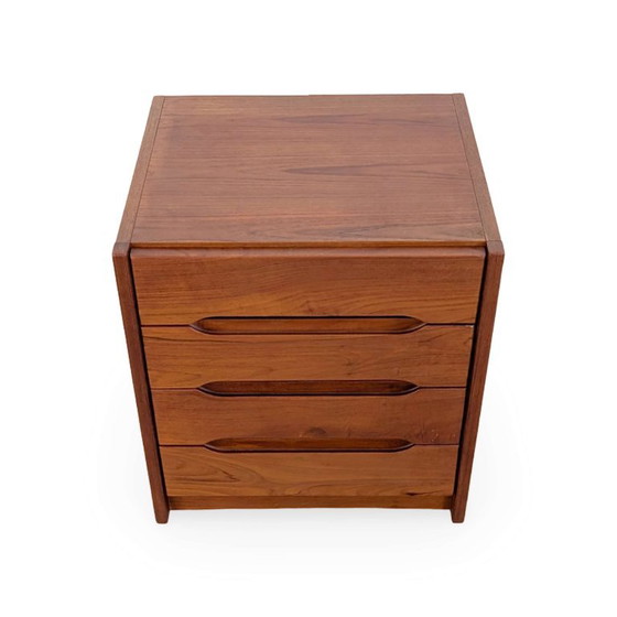 Midcentury Chest of drawers EW Bach Teak Nightstand Side table MCM 2, Wood, Brown (photo 2 of 9)