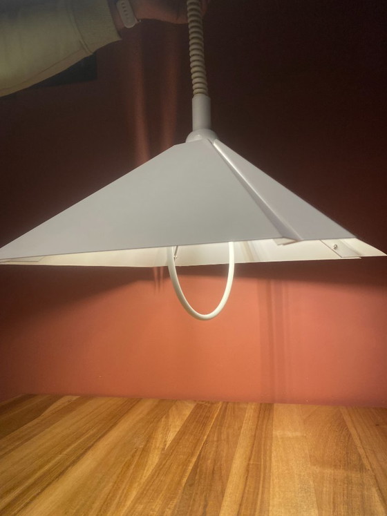 Lampada a Sospensione Dijkstra Piramide | Mid-Century Modern Olandese | Regolabile a Saliscendi | Anni '70 (photo 10 of 23)