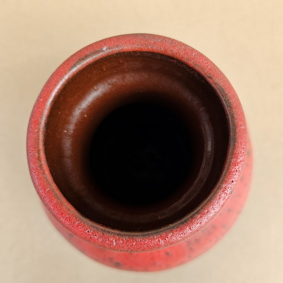 Image 1 of Carstens Tönnieshof Keramik 7608-20 rouge Vintage années 70 Fat Lava
