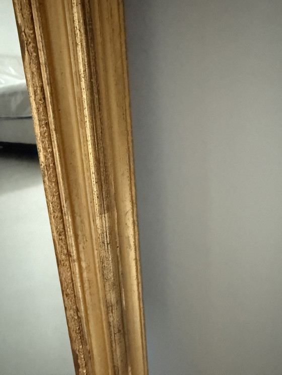 Image 1 of Spiegel met gouden lijst
