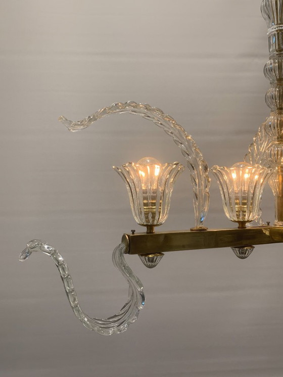 Image 1 of Pendant chandelier ++RARITY ++SEGUSO V.A. restored made in Italy