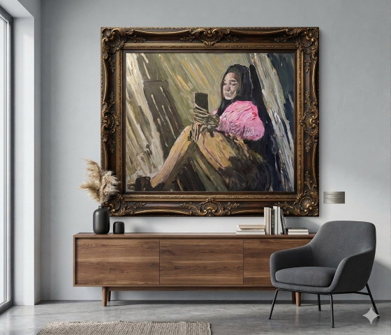 Image 1 of Artwork "Selfie" by Th. G. Kellnberger