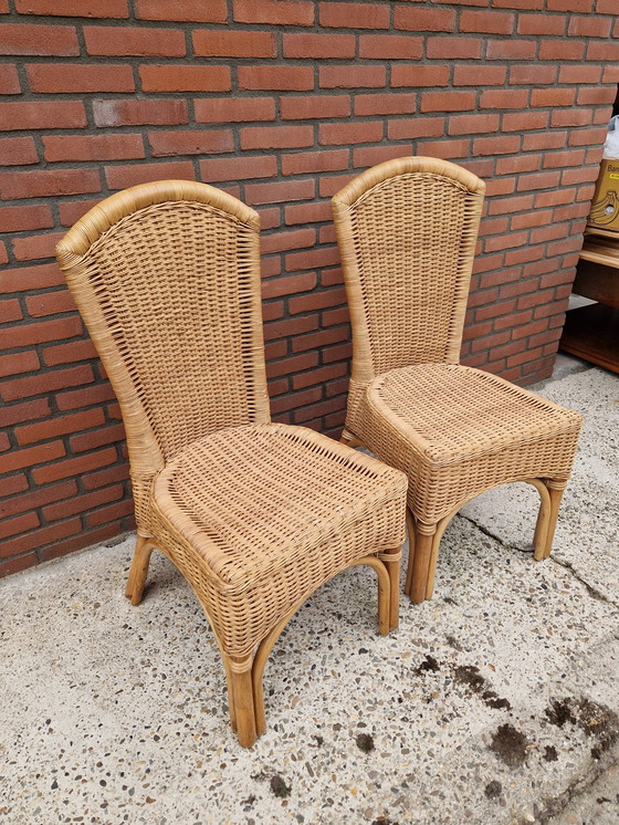 Image 1 of 2 rotan stoelen 
