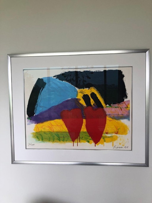 Jan Cremer Zeefdruk. Tulpen '99    75 / 200