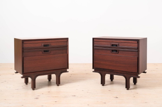 Coppia di comodini italiani attribuiti a Bernini, Italia, circa 1965 – Wood (photo 3 of 13)