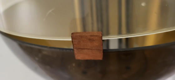 Image 1 of Graziosa lampada da soffitto a mezza sfera, anni '70-'80