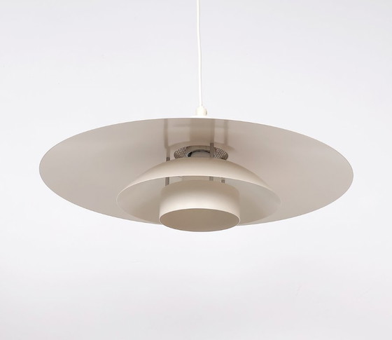 Image 1 of Suspension vintage danoise en métal superposé