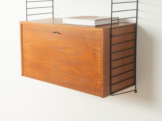 1950s Wall Shelf, Nils Strinning – Wall cabinet, Metal, Wood (photo 6 of 10)