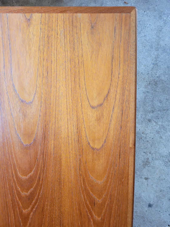 Image 1 of Table de salle à manger extensible en teck par Grete Jalk pour Glostrup