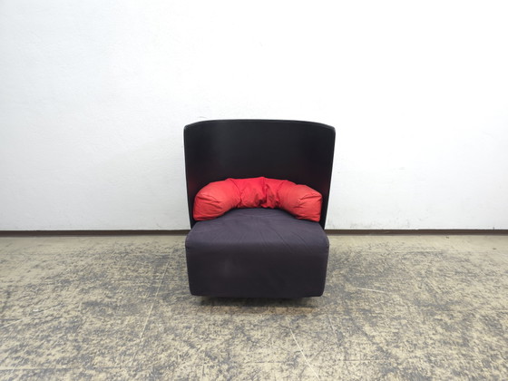 Image 1 of Zanotta Campiello leren fauteuil vintage fauteuil design fauteuil leren fauteuil