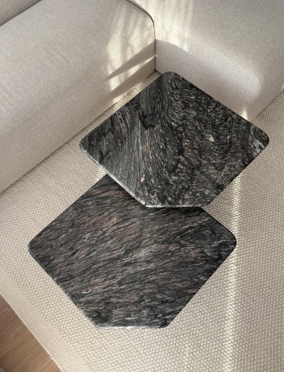 Image 1 of Vintage marble coffee table set