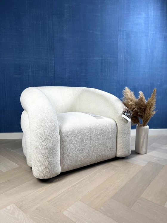 Image 1 of Riviera Maison - Poltrona Vittorio girevole, Semplicemente bianco