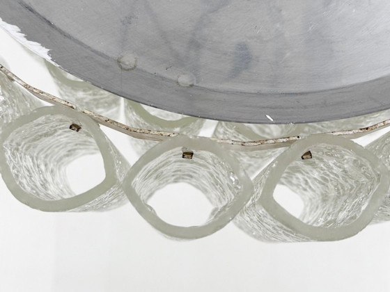 Image 1 of Mid - Century ceiling lamp/chandelier by Doria Leuchten, Germany, 1970s