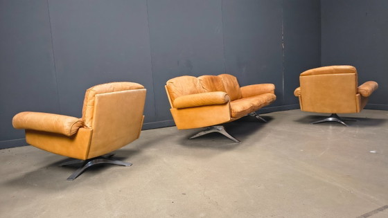 Image 1 of Divano De Sede DS31 in pelle color cognac, anni '70