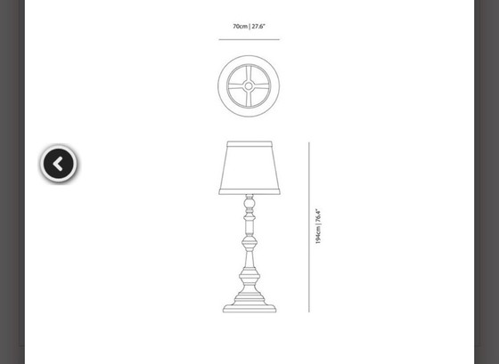 Image 1 of Lampada da terra di carta PIE - Moooi