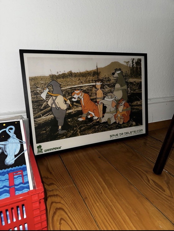 Image 1 of Banksy „Save or Delete“ (Greenpeace Campaign 2002)