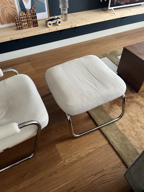 Image 1 of Te koop gelderland 601 mr oberman fauteuil en poef 