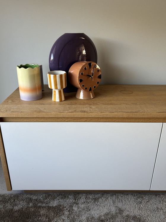 Mueble para TV con chapa de roble – Merk onbekend, Muebles TV, Wood (photo 3 of 10)