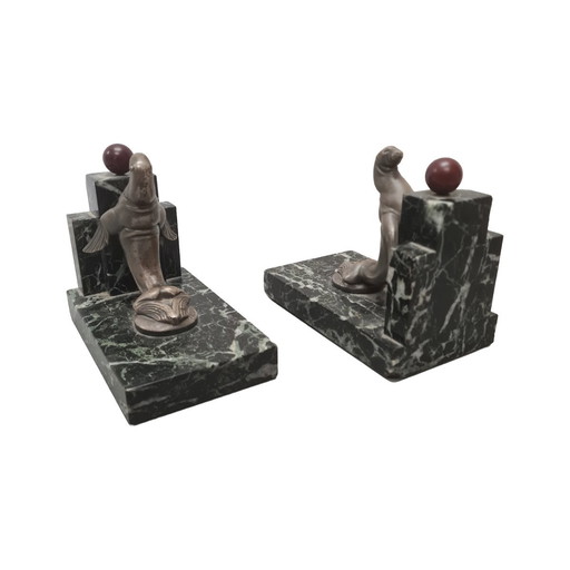 Serre-livres Maurice Frecourt Art déco, vers 1925