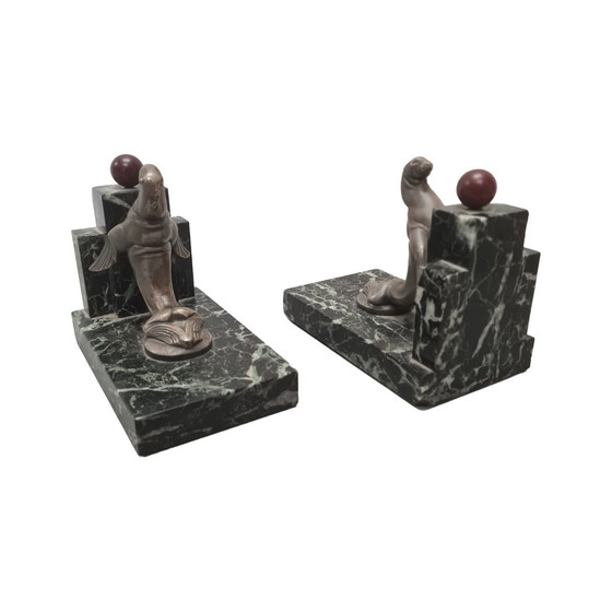 Image 1 of Serre-livres Maurice Frecourt Art déco, vers 1925